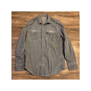 Decree Gray Button-Up Shirt